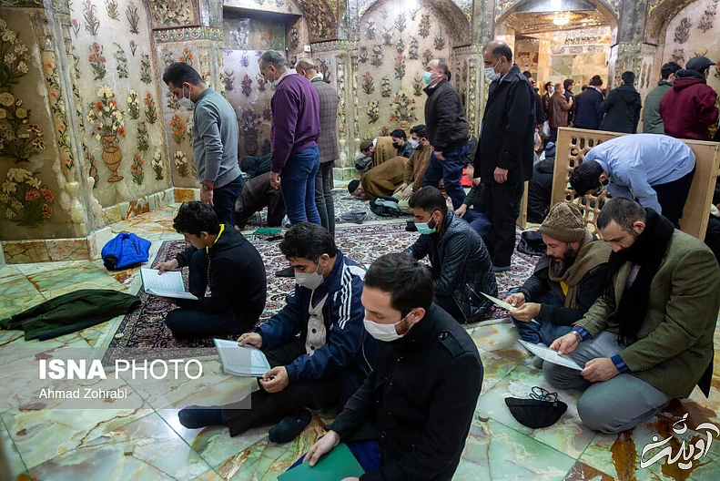 (تصاویر) شب آرزو‌ها در حرم حضرت فاطمه معصومه(س)